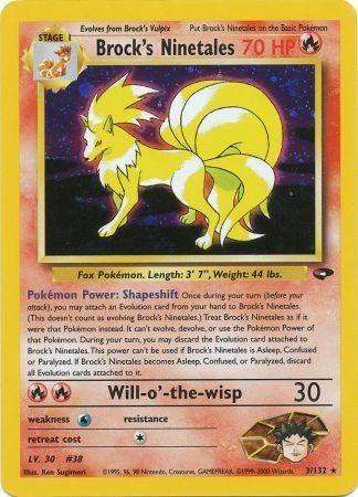 Brock's Ninetales (3) [Gym Challenge] Unlimited Holofoil - Deck Out Gaming