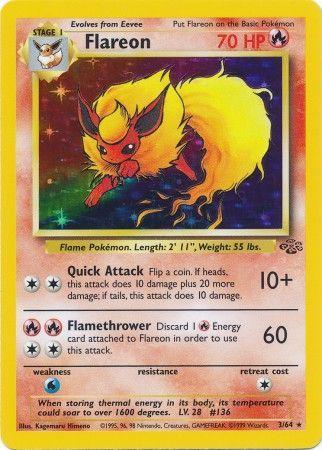 Flareon (3) (3) [Jungle] Unlimited Holofoil - Deck Out Gaming