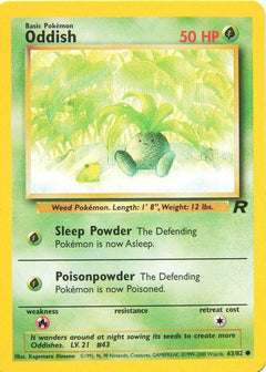 Oddish (63) [Team Rocket] Unlimited - Deck Out Gaming
