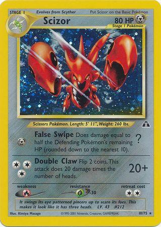 Scizor (10) (10) [Neo Discovery] Unlimited Holofoil - Deck Out Gaming