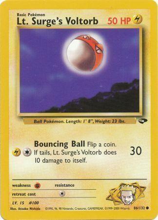 Lt. Surge's Voltorb (86) [Gym Challenge] Unlimited - Deck Out Gaming