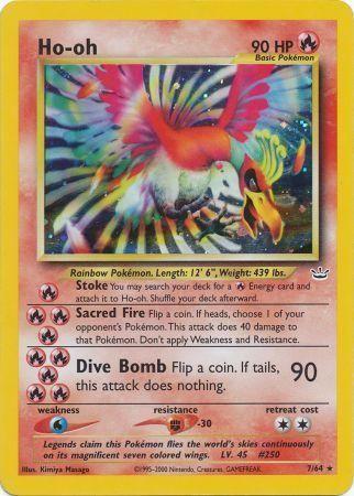 Ho-oh (7) (7) [Neo Revelation] Unlimited Holofoil - Deck Out Gaming