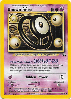 Unown [O] (69) [Neo Discovery] Unlimited - Deck Out Gaming