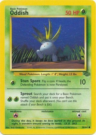 Oddish (58) [Jungle] Unlimited - Deck Out Gaming