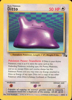 Ditto (18) (18) [Fossil] Unlimited - Deck Out Gaming