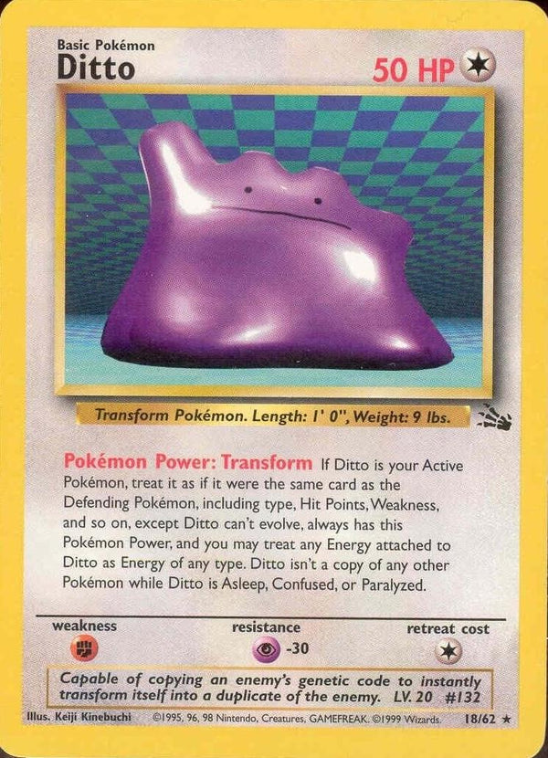 Ditto (18) (18) [Fossil] Unlimited - Deck Out Gaming
