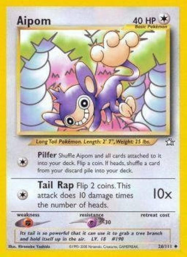 Aipom (26) [Neo Genesis] Unlimited - Deck Out Gaming