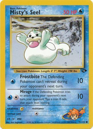 Misty's Seel (91) [Gym Challenge] Unlimited - Deck Out Gaming