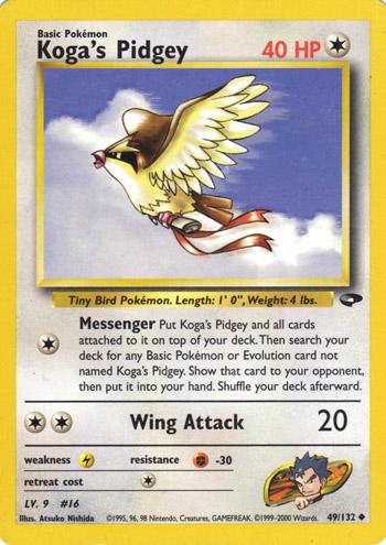Koga's Pidgey (49) (49) [Gym Challenge] Unlimited - Deck Out Gaming