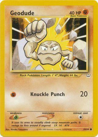 Geodude (44) [Neo Revelation] Unlimited - Deck Out Gaming