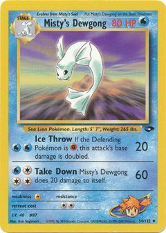 Misty's Dewgong (54) [Gym Challenge] Unlimited - Deck Out Gaming