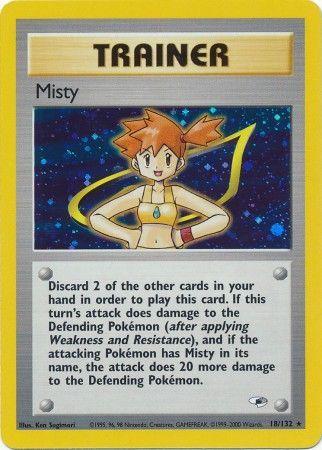 Misty (18) (18) [Gym Heroes] Unlimited Holofoil - Deck Out Gaming