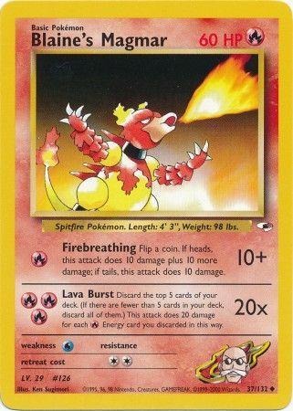 Blaine's Magmar (37) [Gym Heroes] Unlimited - Deck Out Gaming