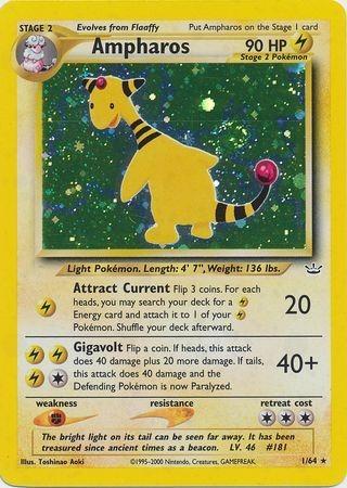 Ampharos (1) [Neo Revelation] Unlimited Holofoil - Deck Out Gaming