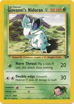 Giovanni's Nidoran F (75) [Gym Challenge] Unlimited - Deck Out Gaming