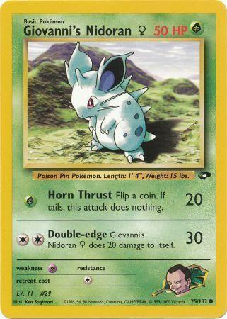 Giovanni's Nidoran F (75) [Gym Challenge] Unlimited - Deck Out Gaming