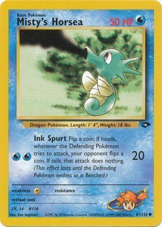 Misty's Horsea (87) [Gym Challenge] Unlimited - Deck Out Gaming