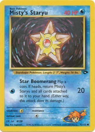 Misty's Staryu (92) [Gym Challenge] Unlimited - Deck Out Gaming