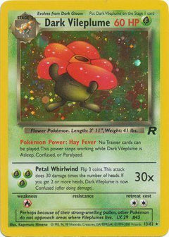 Dark Vileplume (13) (13) [Team Rocket] Unlimited Holofoil - Deck Out Gaming