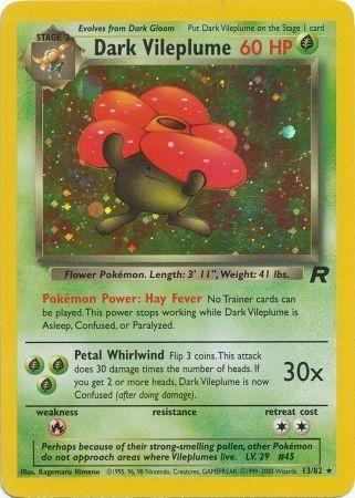 Dark Vileplume (13) (13) [Team Rocket] Unlimited Holofoil - Deck Out Gaming