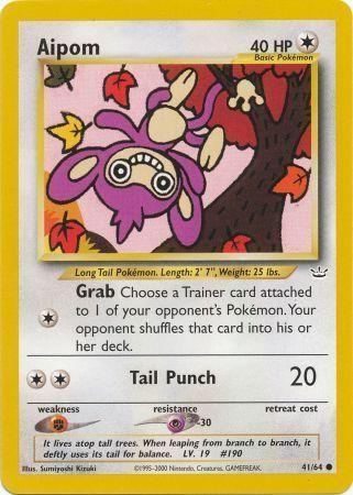 Aipom (41) [Neo Revelation] Unlimited - Deck Out Gaming