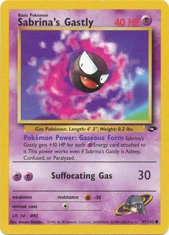 Sabrina's Gastly (97) (97) [Gym Challenge] Unlimited - Deck Out Gaming
