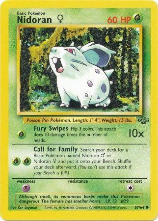 Nidoran F (57) [Jungle] Unlimited - Deck Out Gaming