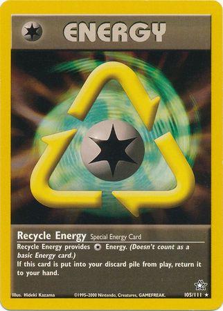 Recycle Energy (105) [Neo Genesis] Unlimited - Deck Out Gaming