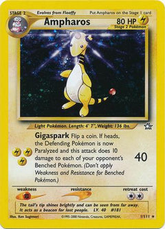 Ampharos (1) [Neo Genesis] Unlimited Holofoil - Deck Out Gaming