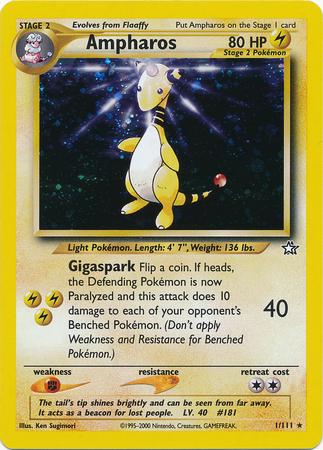 Ampharos (1) [Neo Genesis] Unlimited Holofoil - Deck Out Gaming