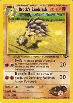 Brock's Sandslash (36) [Gym Challenge] Unlimited - Deck Out Gaming