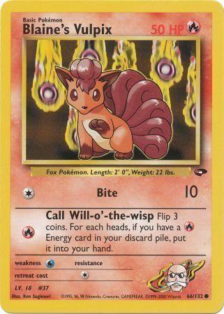 Blaine's Vulpix (66) [Gym Challenge] Unlimited - Deck Out Gaming