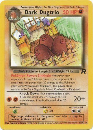 Dark Dugtrio (23) (23) [Team Rocket] Unlimited - Deck Out Gaming
