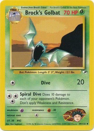 Brock's Golbat (39) [Gym Heroes] Unlimited - Deck Out Gaming