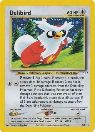 Delibird (5) [Neo Revelation] Unlimited Holofoil - Deck Out Gaming