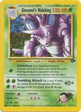 Giovanni's Nidoking (7) [Gym Challenge] Unlimited Holofoil - Deck Out Gaming