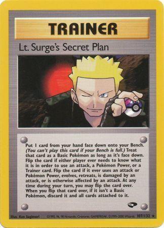 Lt. Surge's Secret Plan (107) [Gym Challenge] Unlimited - Deck Out Gaming