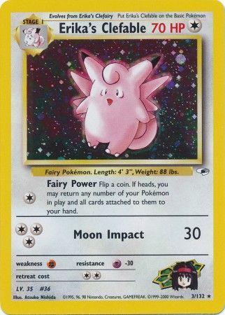 Erika's Clefable (3) [Gym Heroes] Unlimited Holofoil - Deck Out Gaming