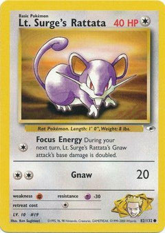 Lt. Surge's Rattata (82) [Gym Heroes] Unlimited - Deck Out Gaming