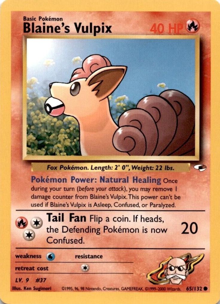 Blaine's Vulpix (65) [Gym Heroes] Unlimited - Deck Out Gaming