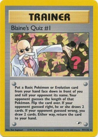Blaine's Quiz #1 (97) [Gym Heroes] Unlimited - Deck Out Gaming