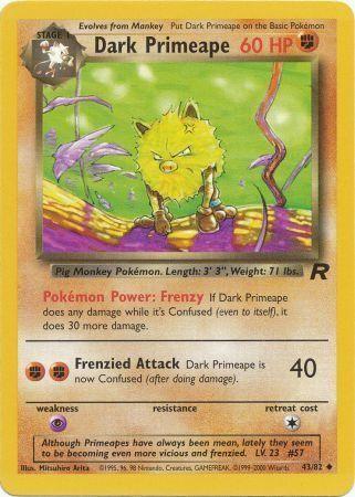 Dark Primeape (43) [Team Rocket] Unlimited - Deck Out Gaming