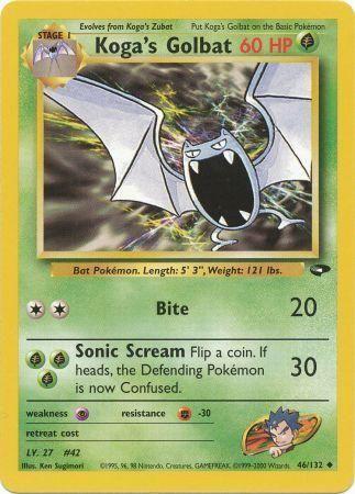 Koga's Golbat (46) [Gym Challenge] Unlimited - Deck Out Gaming