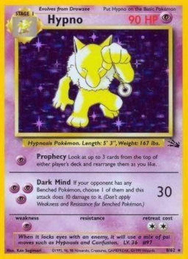 Hypno (8) (8) [Fossil] Unlimited Holofoil - Deck Out Gaming