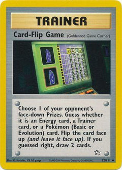 Card-Flip Game (Goldenrod Game Corner) (92) [Neo Genesis] Unlimited - Deck Out Gaming