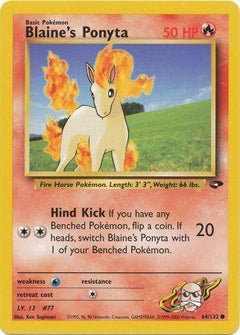 Blaine's Ponyta (64) [Gym Challenge] Unlimited - Deck Out Gaming
