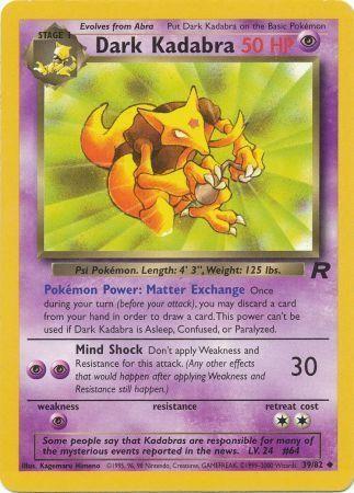 Dark Kadabra (39) [Team Rocket] Unlimited - Deck Out Gaming
