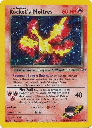Rocket's Moltres (12) [Gym Heroes] Unlimited Holofoil - Deck Out Gaming