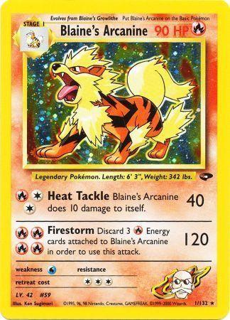 Blaine's Arcanine (1) [Gym Challenge] Unlimited Holofoil - Deck Out Gaming