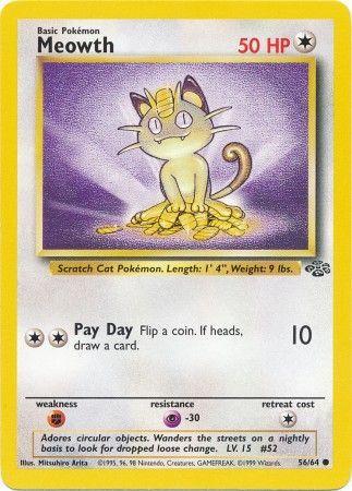 Meowth (56) [Jungle] Unlimited - Deck Out Gaming